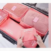 Travel Luggage Organizer - 6-Piece Kit