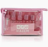 10 Piece Travel Bottle Kit Cream